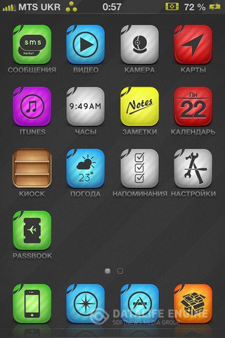   Название: iFlat Evolution iOS6