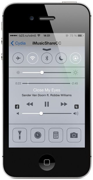   Название: iMusicShareCC for Control Center